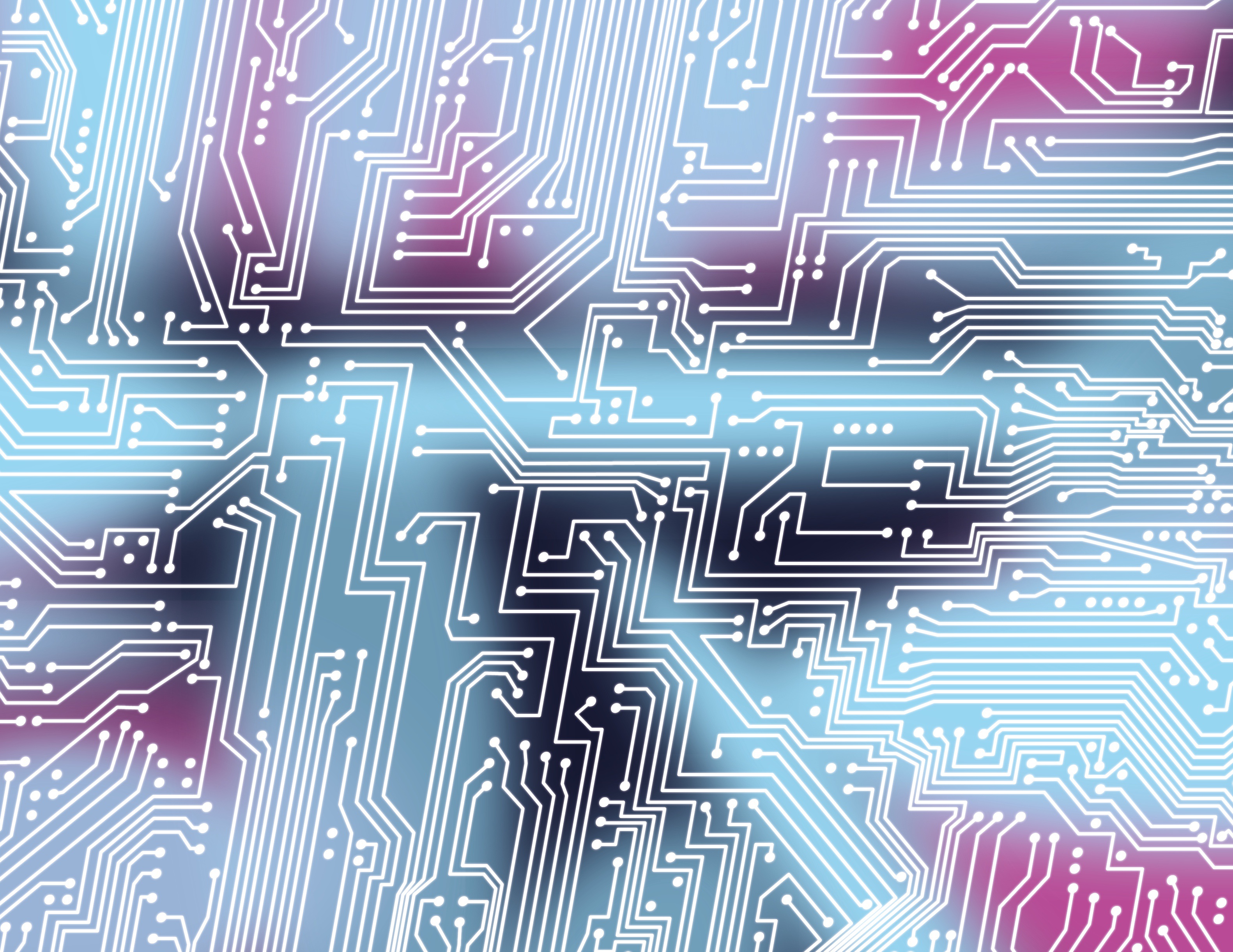 Electric circuit blueprint illustration, modern telemetry stack